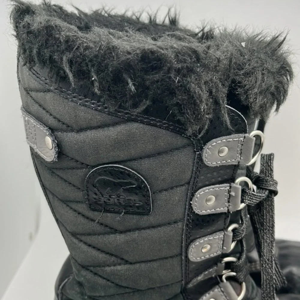 Sorel Unisex Tofino II Waterproof‎ Cold Weather Black Winter Boots Youth Size 5